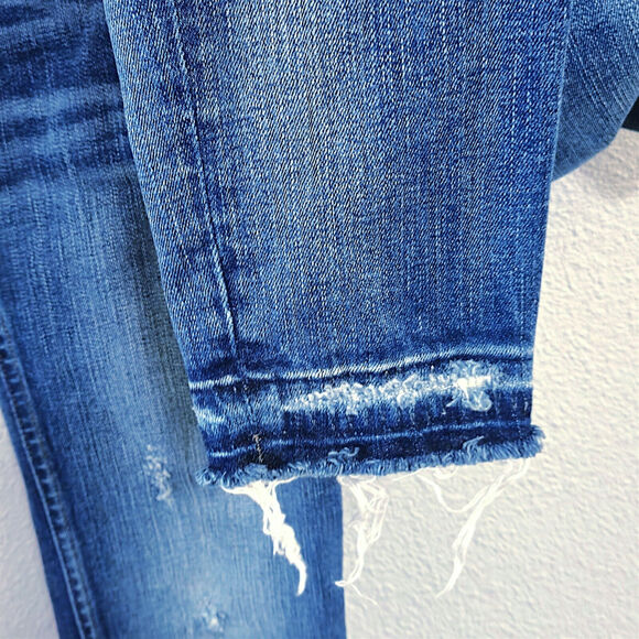 Madewell 9 High Rise Skinny Jeans Blue 24 Minimalist Clean Look - Picture 6 of 12